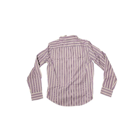 Business Office Button Down Purple Chaps Classics No Iron Size Small Preppy Sz - Picture 4 of 8